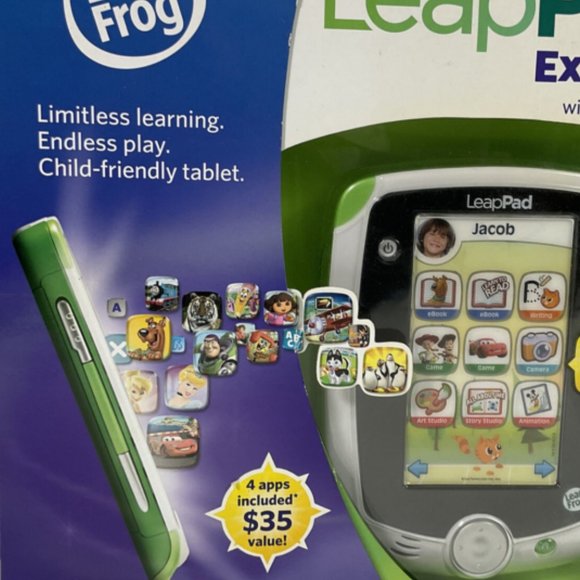 Leapfrog LeapPad Explorer Learning Tablet, Green/white NWT! - Picture 2 of 9